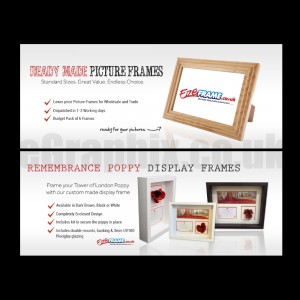Website Banner designed for EzeFrame