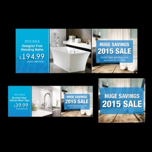 Banners Designed for TapsBathrooms.com